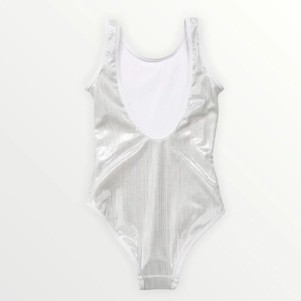 Balmain Silver One Piece With Logo